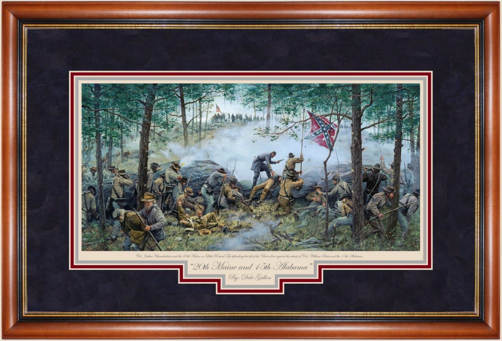 20th Maine & 15th Alabama - Oak Frame