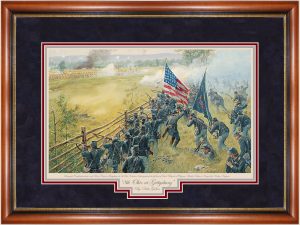 8th Ohio at Gettysburg - Oak Frame