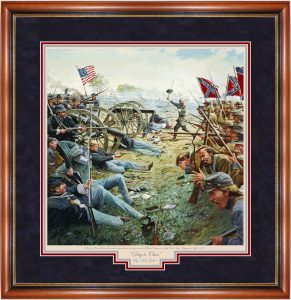 Day is Ours Oak Framed Print