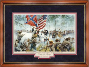 Clubs Are Trumps in Oak Frame