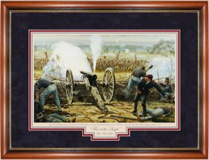 Fire At The Angle Oak Framed Limited Edition Print