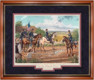 Eyes of the Army of the Potomac - Oak Framed Limited Edition Print