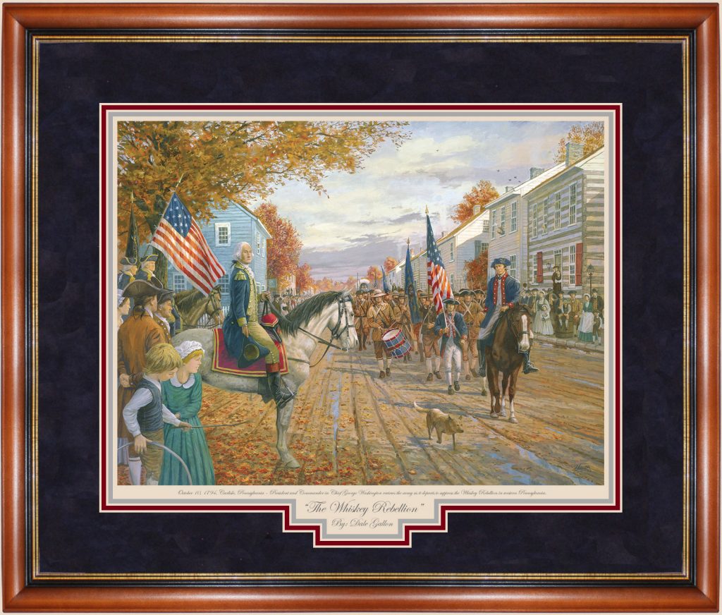Washington at Carlisle - Oak Framed Limited Edition Print