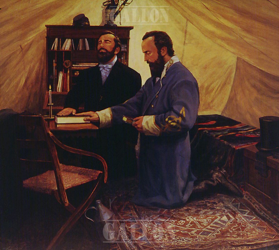 General & His Chaplain Limited Edition Paper Print
