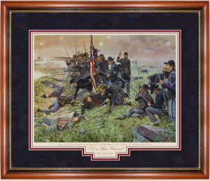 Not a Man Wavered - Oak Framed Limited Edition Print