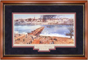 Essayons: Engineers at Fredericksburg - Oak Framed Limited Edition Print