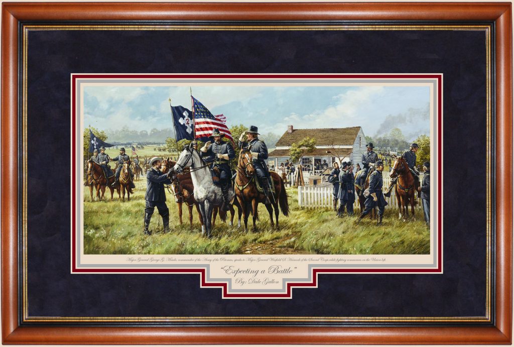 Expecting a Battle - Oak Framed Limited Edition Print