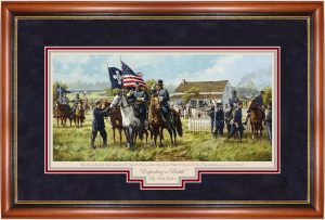 Expecting a Battle - Oak Framed Limited Edition Print