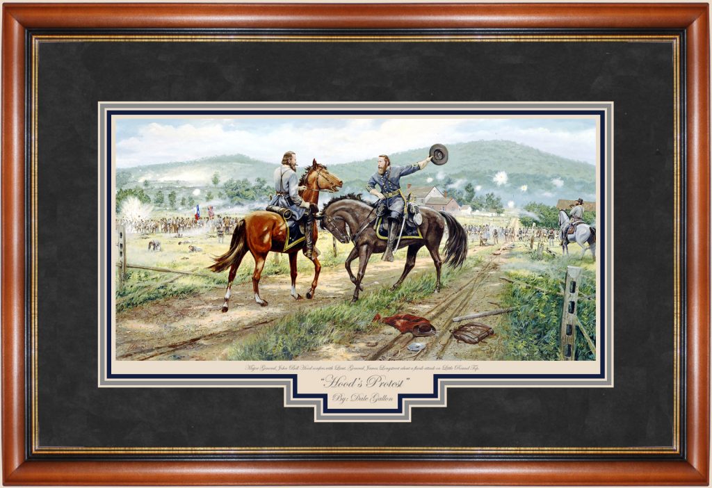 Hood's Protest - Oak Framed Limited Edition Print