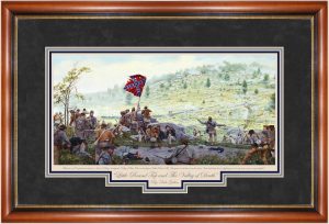 Little Round Top and The Valley of Death - Oak Framed Limited Edition Print