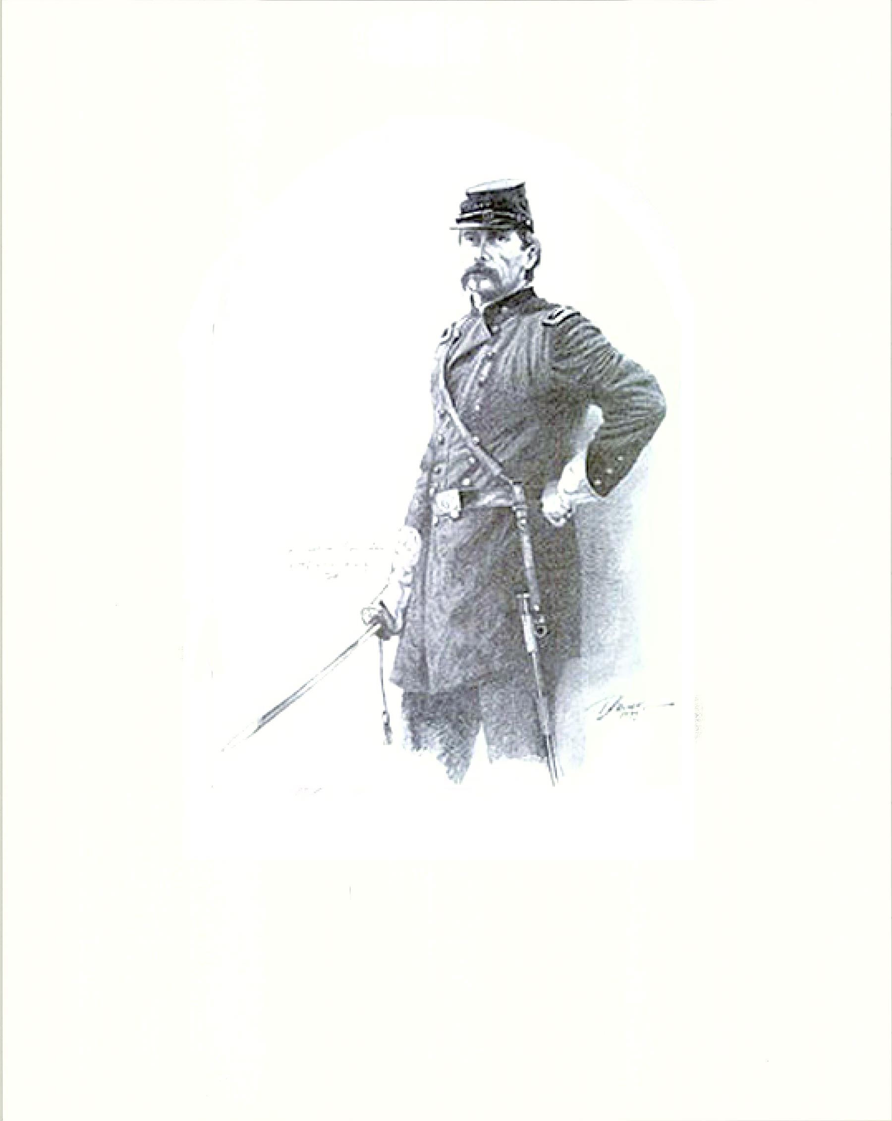 Colonel Joshua Chamberlain & Little Round Top | Gallon Historical Art