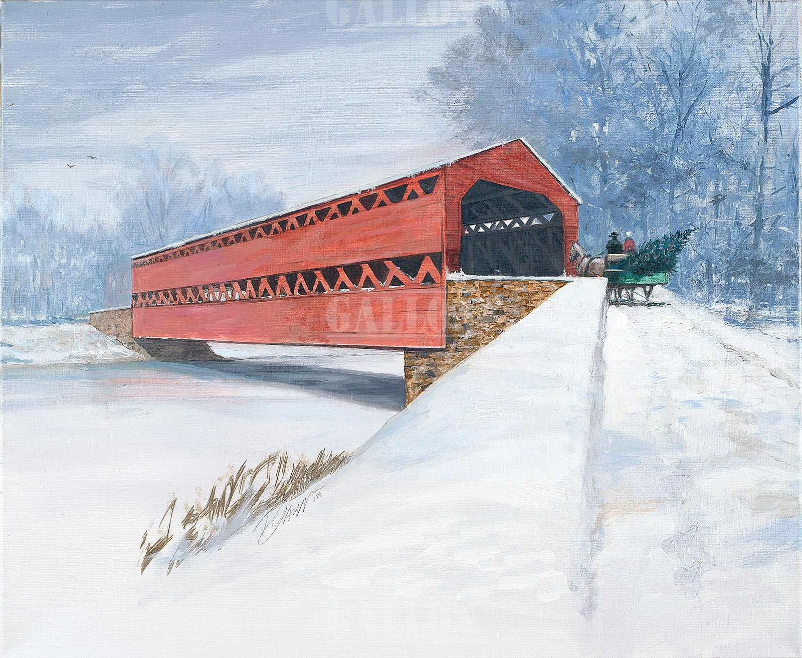 Sachs Covered Bridge - A Gettbsurg Christmas