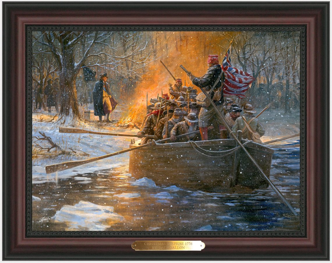 christmas party アクリル画　F3 Christmas Surprise 1776 Washington before Trenton | Gallon